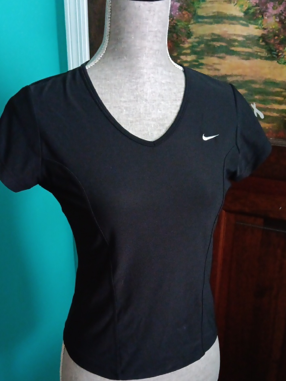Nike FITDRY Black Athletic Shirt - Size S